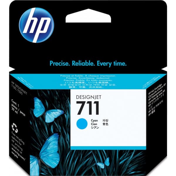 HP 711 -mustekasetti, syaani