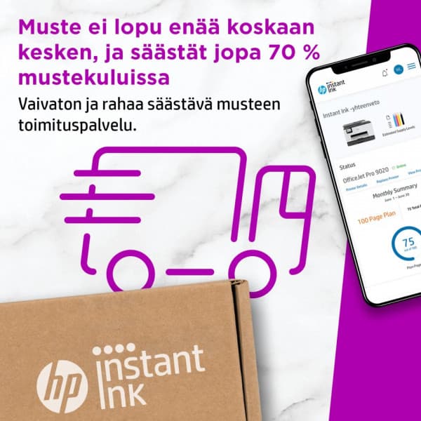 HP 303XL -mustekasetti, kolmiväri