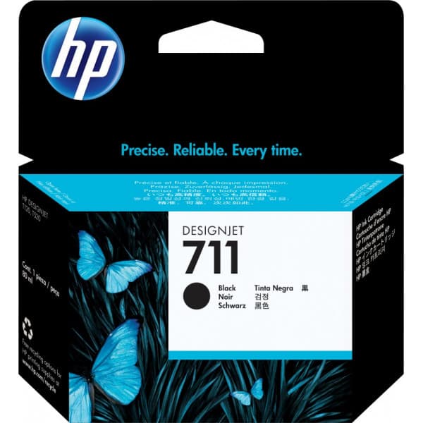 HP 711 - bläckpatron, svart