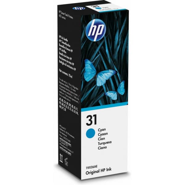 HP 31 bläckpatron, cyan