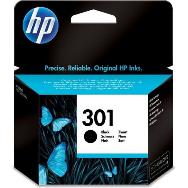 HP 301 - bläckpatron, svart