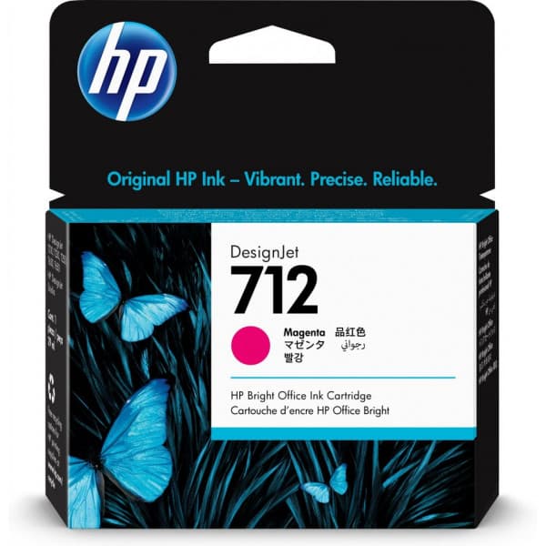 HP 712 - bläckpatron, magenta
