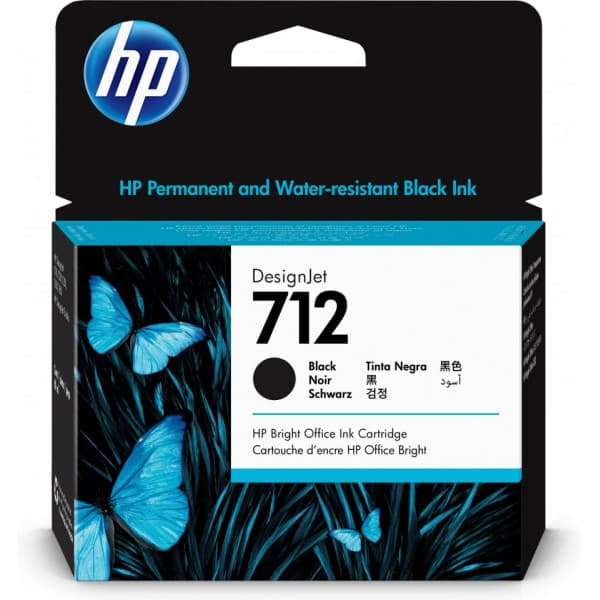 HP 712XL - bläckpatron, svart