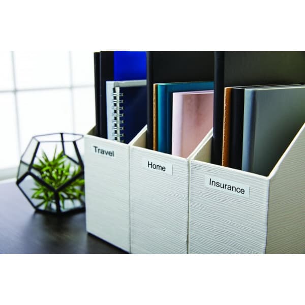 Dymo LabelWriter -leveä mappitarra 190 x 59 mm, 110 tarraa, valkoinen