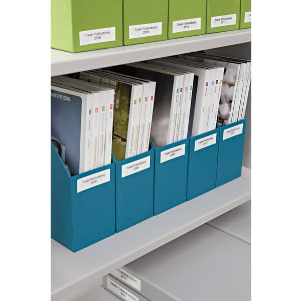 Dymo LabelWriter -leveä mappitarra 190 x 59 mm, 110 tarraa, valkoinen