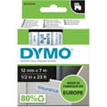 Miniatyrbild 1 av 5: Dymo D1-tejp 12 mm x 7 m, blå på vit bakgrund