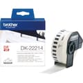 Miniatyrbild 2 av 2: Brother DK-22214 -rulle-etikett, 12 mm, svart/vit