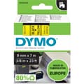 Pikkukuva 1 / 7: Dymo D1 -teippi 9 mm x 7 m, musta keltaisella pohjalla