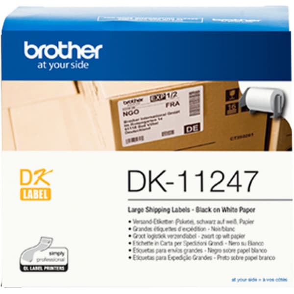 Brother DK11247 -lähetetarra, 103 x 164 mm