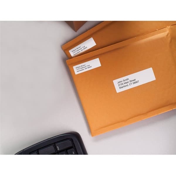 Dymo LabelWriter -retursedel 54 x 25 mm, 500 etiketter, vit
