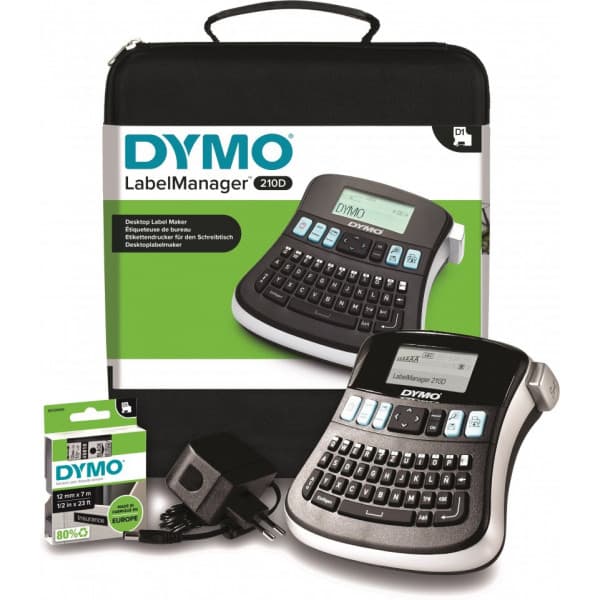 Dymo LM210D+ Kit Case -tarrakirjoitin
