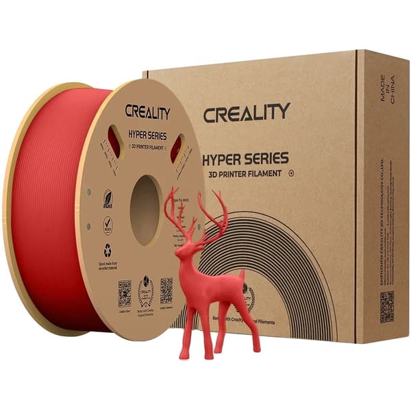 3D Printer Filament, Bedre Flydighed, Hurtigere Afkøling, 1KG-Rød