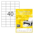 Pikkukuva 1 / 2: TopStick 8698 -tulostustarrat, 40-osainen, 52,5 x 29,7 mm