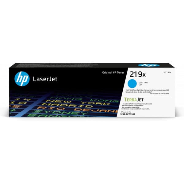 HP 219X laserprintertoner, cyan