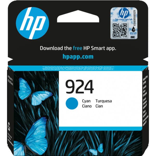 HP 924 blækpatron, cyan