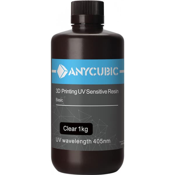 Anycubic Normal UV-harts för 3D-skrivare, 1kg, klar