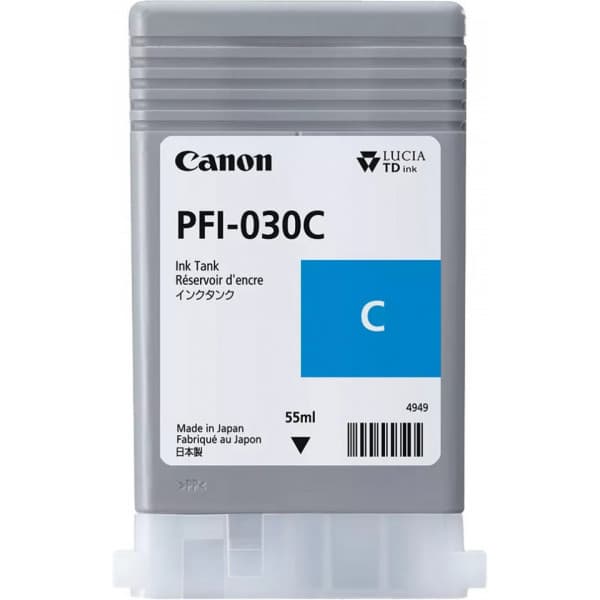 Canon PFI-030C blækpatron, cyan