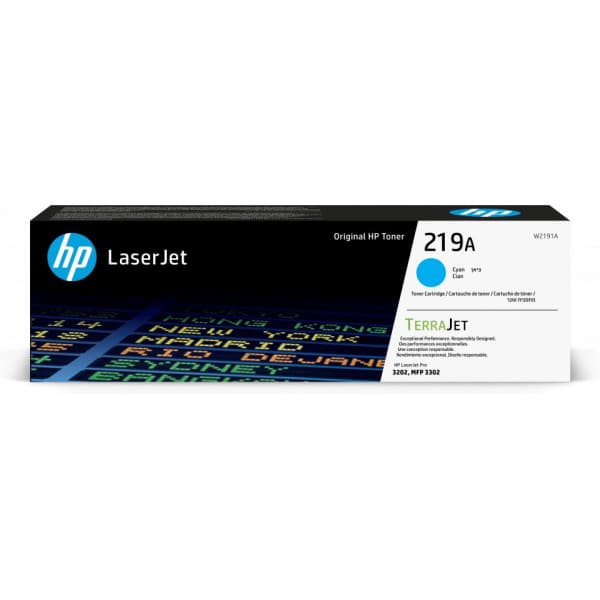 HP 219A tonerkassette, cyan