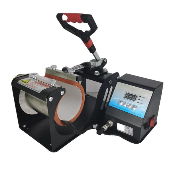 Digital krus varmepressemaskine, justerbar temperaturkontrol, dual display måler, kompatibel med 11oz og 15oz krus.