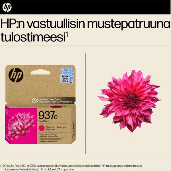 HP 937e EvoMore bläckpatron, magenta