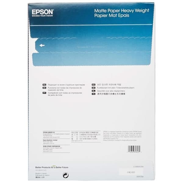 EPSON Matt fotopapper S041256 - 167 g/m2 - A4 - 50 ark