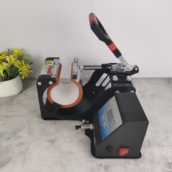 Digital krus varmepressemaskine, justerbar temperaturkontrol, dual display måler, kompatibel med 11oz og 15oz krus.