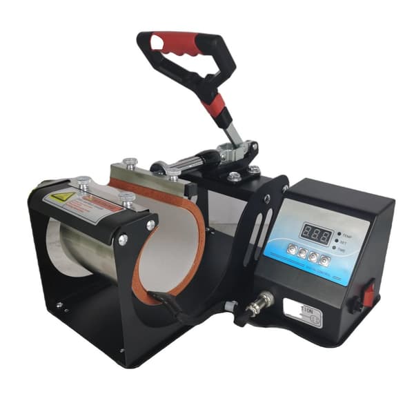 Digital krus varmepressemaskine, justerbar temperaturkontrol, dual display måler, kompatibel med 11oz og 15oz krus.