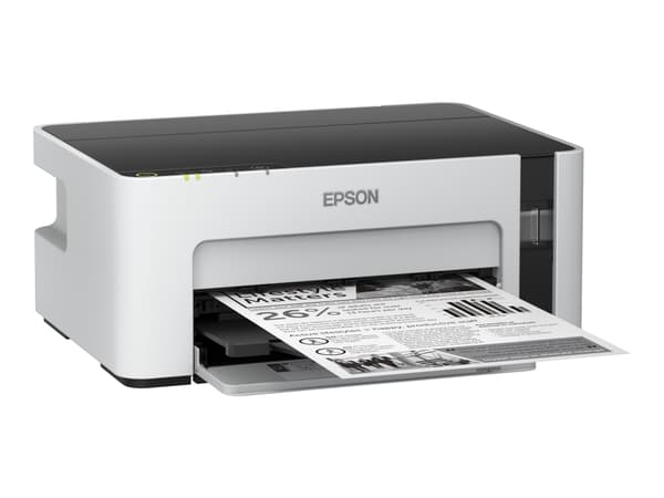 Epson EcoTank ET-M1120 - Skrivare - svartvit - bläckstråle - påfyllbar - A4/Legal - 1440 x 720 dpi - upp till 15 sidor/minut - kapacitet: 150 ark - U