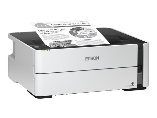 Epson EcoTank ET-M1180 - Skrivare - svartvit - Duplex - bläckstråle - påfyllbar - A4/Legal - 1200 x 2400 dpi - upp till 20 sidor/minut - kapacitet: 2