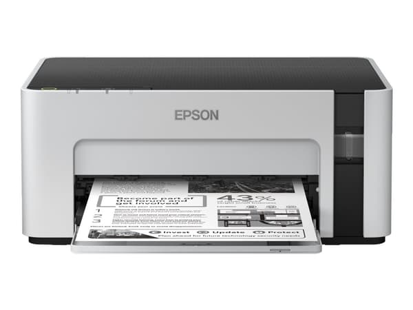 Epson EcoTank ET-M1100 - Skrivare - svartvit - bläckstråle - påfyllbar - A4/Legal - 1440 x 720 dpi - upp till 15 sidor/minut - kapacitet: 150 ark - U