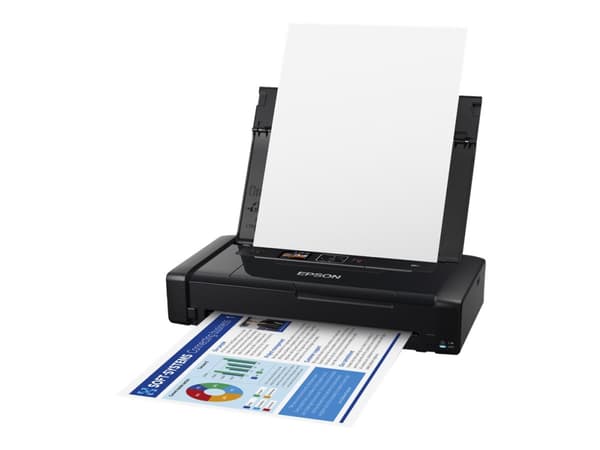 Epson WorkForce WF-110W - Skriver - farge - ink-jet - A4 - 5760 x 1440 dpi - opp til 7 spm (mono) / inntil 4 spm (farge) - kapasitet: 20 ark - USB 2.