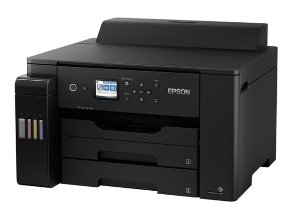 Epson EcoTank ET-16150 - Skriver - farge - Dupleks - ink-jet - A3 - 4800 x 1200 dpi - opp til 25 spm (mono) / inntil 25 spm (farge) - kapasitet: 550 Sort