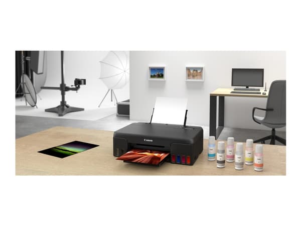 Canon PIXMA G540 - Skriver - farge - ink-jet - påfyllbar - A4/Legal - inntil 3.9 ipm (mono) / inntil 3.9 ipm (farge) - kapasitet: 100 ark - USB 2.0,