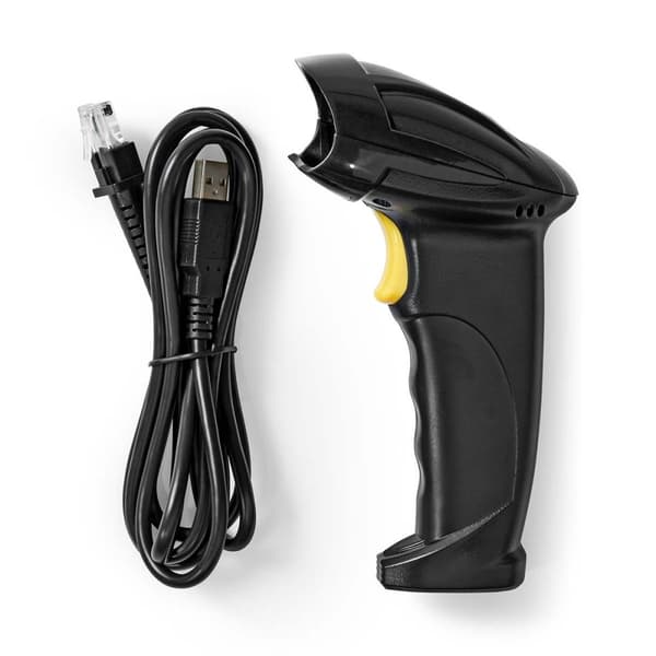 Nedis Viivakoodinlukija | Laser | Langallinen | 1D lineaarinen | USB Virta | USB 2.0