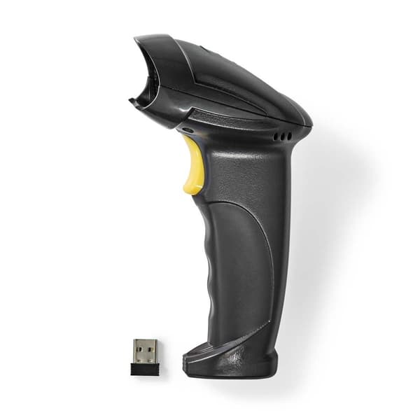 Nedis Strekkode Skanner | Laser | Wireless | 1D Linear | Batteri drevet / USB-Strøm | USB Dongle