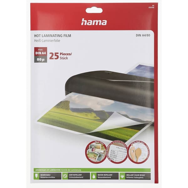 Hama Hot Laminating Film DIN A4 80µ 25-pack