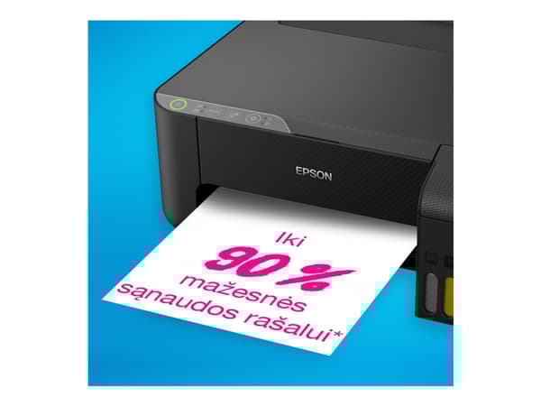 Epson EcoTank L1270 - Skrivare - färg - bläckstråle - ITS - A4 - 5760 x 1440 dpi - upp till 10 sidor/minut (mono)/upp till 5 sidor/minut (färg) - kap