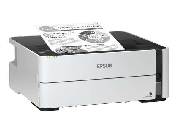 Epson EcoTank M1180 - Skrivare - svartvit - Duplex - bläckstråle - påfyllbar - A4/Legal - 1200 x 2400 dpi - upp till 20 sidor/minut - kapacitet: 250