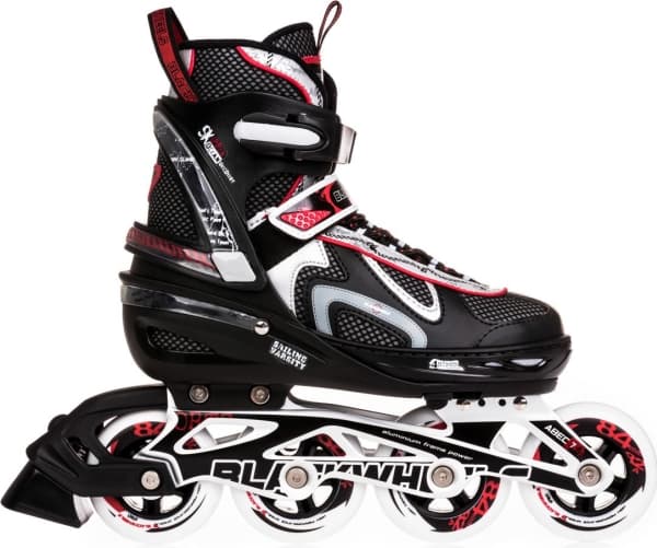 Blackwheels Adjustable Flex black/red rollers s. 31-34
