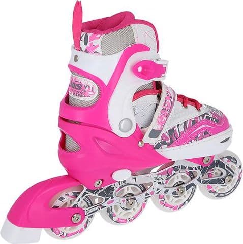 NILS Extreme Rollerblades NF10927A 2in1 mørk rosa, 39-42