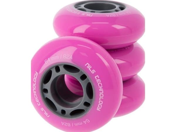 NILS Extreme PU 64x24 82A PINK VANTEET (4 kpl) NILS EXTREME