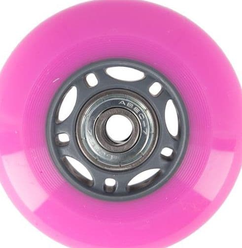 NILS Extreme PU 70x24 82A (4 kpl) PINK + ABEC-7 (8 kpl) SET NILS EXTREME