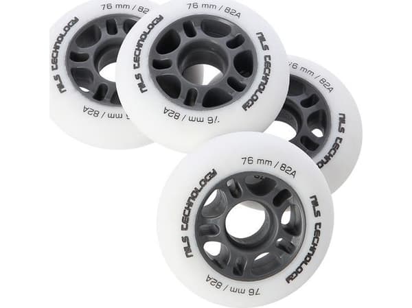 NILS Extreme PU 76x24 82A HVIT MATTE HJUL (4 stk) NILS EXTREME