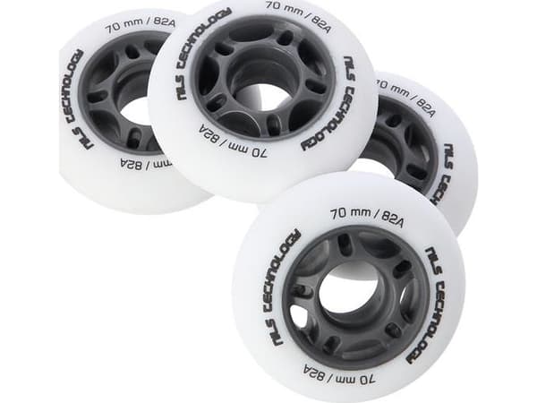NILS Extreme PU 70x24 82A HVITE MATTE HJUL (4 stk) NILS EXTREME