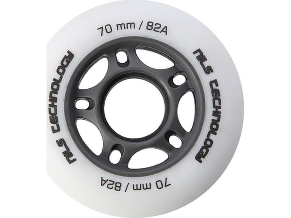 NILS Extreme PU 70x24 82A HVITE MATTE HJUL (4 stk) NILS EXTREME