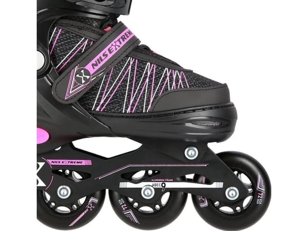 Nils Extreme NH11912-A rullskridskor med utbytbar skida justerbar sort r. 35-38