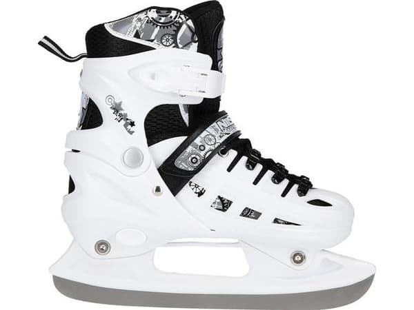 Nils Extreme NH10905 rullskridskor med utbytbar skida justerbar vit r. 31-34