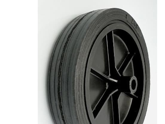 Zabi Plasthjul för handgräsklippare 200mm - K200