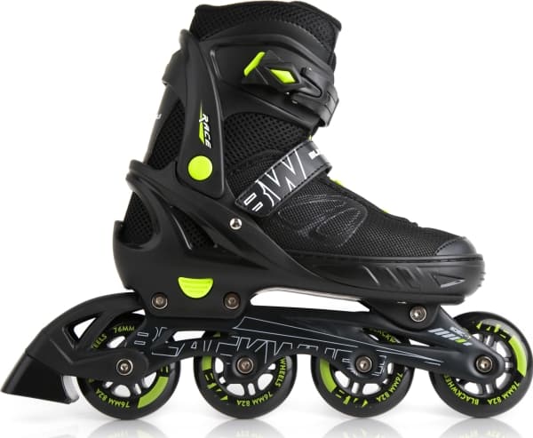Blackwheels säädettävät rullaluistimet Sonic musta-vihreä r. 37-40