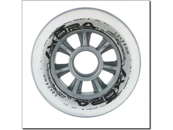Nils Extreme Kółka PU 80x24 82A svart (16-30-005)